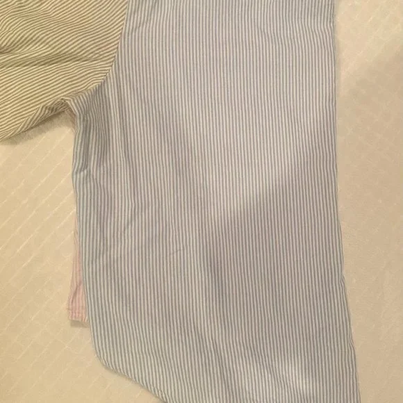 Multi-color Color Block Button down - Picture 5 of 9